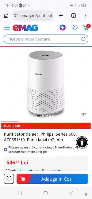Purificator aer  Philips