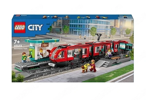 LEGO City 60423 Statie si tramvai in centrul orasului, 811 piese