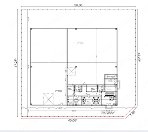 Hala cu showroom 1400mp Ghiroda- Jumbo - imagine 5