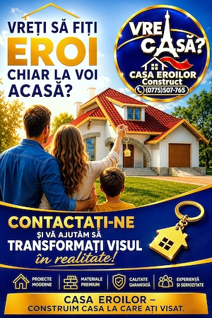 Orice casă visați noaptea, noi v-o construim ziua