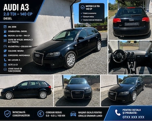 Audi A3 20 tdi 140 cp - imagine 3