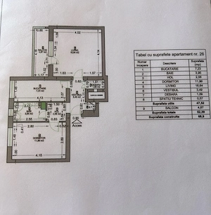 Apartament 2 camere central Piata 700 etaj 2 bloc carmida pozitie excelenta  - imagine 9