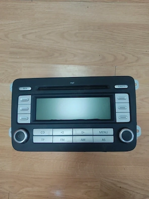 VW Golf 5 Passat B6 Radio Original RCD 300 MP3 Grundig 1K0 035 186 AF Cod Deblocare Inclus Testat