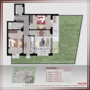 3cam cu Gradina 61 Mp,Imob Stil Boutique, Titan -Pallady - imagine 6