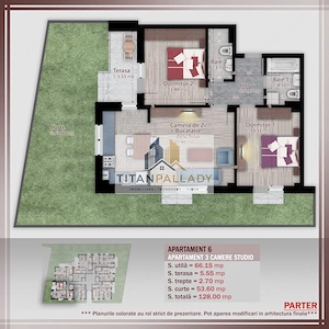 3 Cam-Gradina proprie 55mp-metrou Teclu-Bloc Boutique - imagine 4