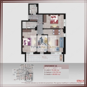 3 Camere,Imob Stil Boutique,Pallady-Nicolae Teclu,Metrou - imagine 3