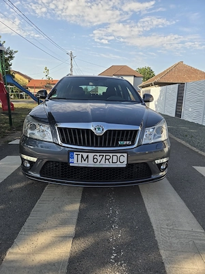 Skoda Octavia 2 Facelift vRS | 2.0 TDI 170 CP | DSG | An 2012 | Pachet vRS - imagine 3