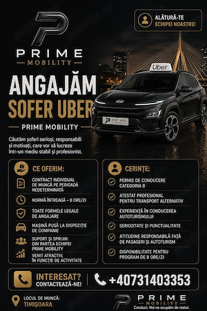 Angajam Sofer ridesharing - Uber - imagine 3