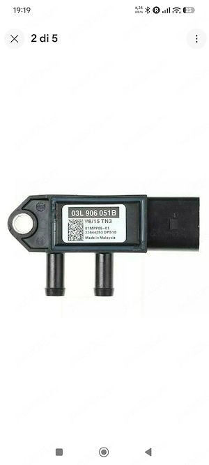 senzor si mufa filtru de particule dpf passat b8 nou