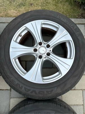 Set roti complete Mercedes Ben GLC GLK jante 18 5x112 anvelope 235 60 18 - imagine 4