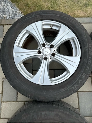 Set roti complete Mercedes Ben GLC GLK jante 18 5x112 anvelope 235 60 18 - imagine 5