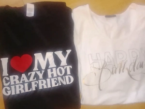 Tricou alb Happy Birthday 