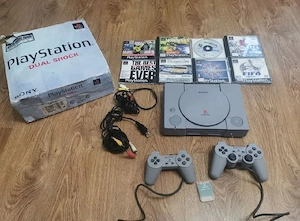 Playstation 1   Ps1 cu pachet de jocuri