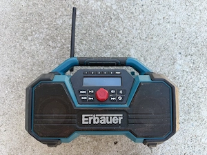 Radio Erbauer 18V cu acumulator 