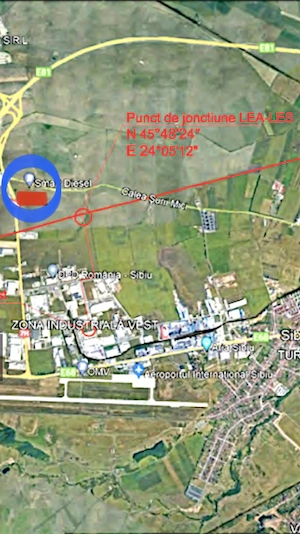 Teren intravilan industrial strada Salzburg deschiderea 79 ml Sibiu suprafata 19325 mp - imagine 2