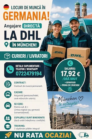 Germania - DHL - Curieri !  ! 