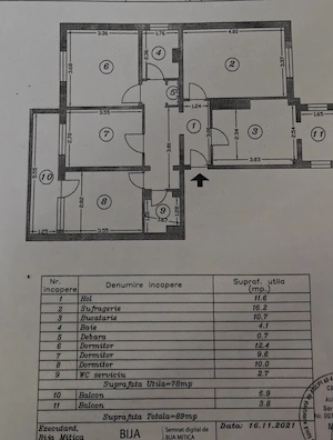 Aprtament 4 camere central