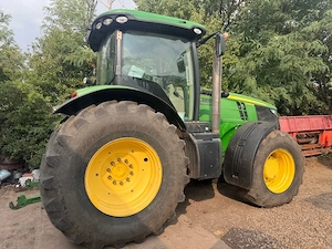 Tractor John Deere 7200R (200 CP) + plug Pottinger Servo 45 M (5 trupițe) - imagine 3