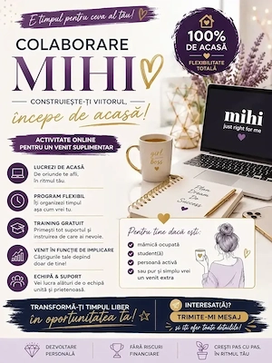  Oportunitate online pentru femei ambițioase