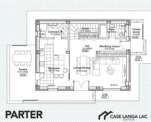 Casa de vanzare Saftica - langa lac -140 mp utili, 3 dormitoare, 550mp teren - imagine 3