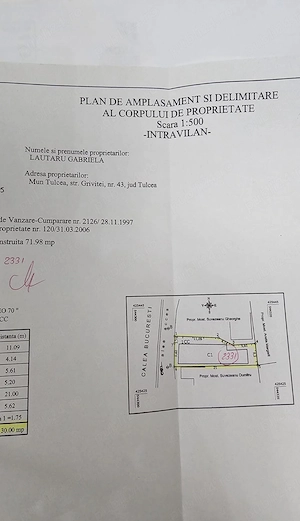 Vand casa +teren in Sinaia judetul Prahova