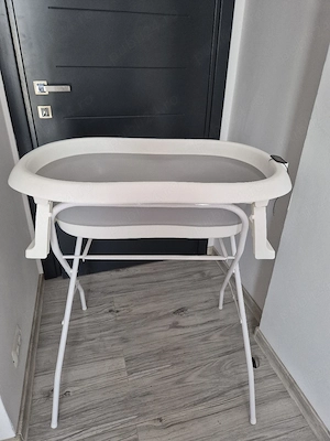 Vand cadita de baie cu stativ pentru bebelusi