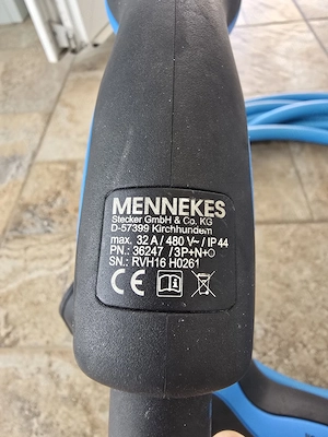 Cablu incarcare Type 2 Mennekes 32A - imagine 2