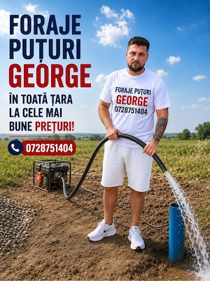 Foraje Puțuri   0  7  2  8  7  5  1  4  0  4   Cauți apă sigură pentru casa sau grădina ta? Oferim s