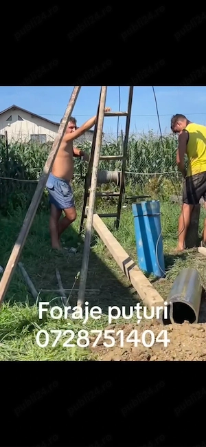 Foraje Puțuri   0  7  2  8  7  5  1  4  0  4   Cauți apă sigură pentru casa sau grădina ta? Oferim s