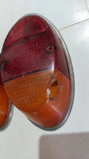 geam lampa stop vw beetle 1961  - imagine 3