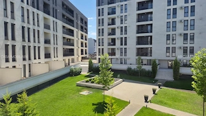 Închiriez apartament nou, mobilat, utilat, 3 camere, 2 băi, garaj subteran, terasă mare, boxă - imagine 3