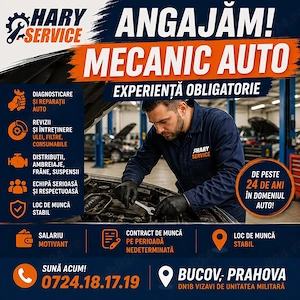 Angajam Mecanic Auto- salariu Avantajos