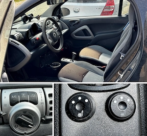 Smart ForTwo 451 (2009) Euro 5, proprietar de 4 ani, Cauciucuri si baterie noi, AC, scaune incalzite - imagine 5