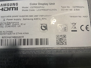 placa monitor samsung