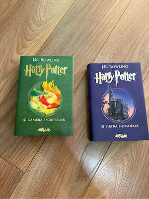 Cărți Harry Potter Si camera secretelor   si piatra filosofala