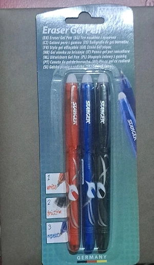 Set 3 pixuri care se sterg