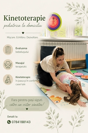 Kinetoterapie pediatrică la domiciliu 