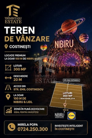 TEREN INTRAVILAN | 300 MP | NIBIRU