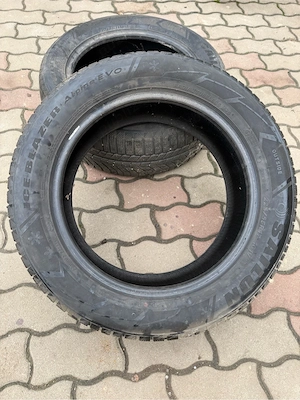 vând 2 cauciucuri de iarna M+S sailun ice blazer alpine evo 225/55/R17 plus 2 cauciucuri de vara vik - imagine 3