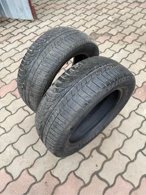 vând 2 cauciucuri de iarna M+S sailun ice blazer alpine evo 225/55/R17 plus 2 cauciucuri de vara vik - imagine 2