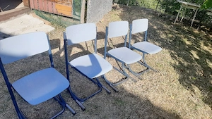 set 4 scaune extrem de rezistente structura metal 