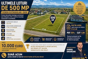 Parcela de teren 503 mp, Bod-Sanpetru