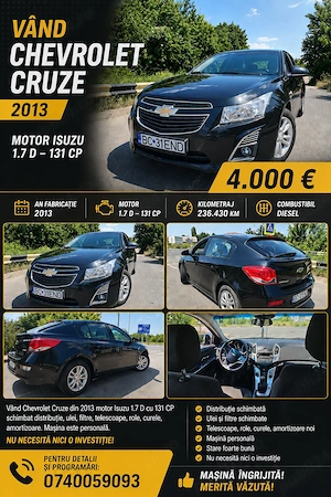 Chevrolet cruze euro 5 