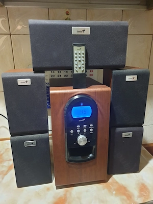Sistem Audio Genius SW-HF5.1 6000 200W Rms