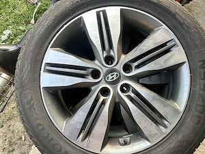 Jante Orig. Hyundai 18" + Senzori TPMS + Anvelope 225 55 R18 DOT 2025 