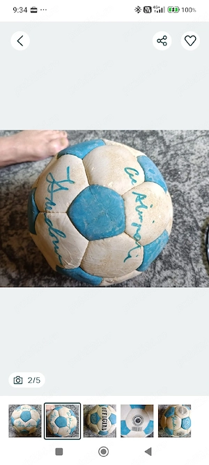 Minge cu autograf Ioan Andone