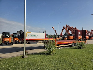 Trailer 3 axe Janmil, full option, rampe duble, troliu 58900 eur+Tva - imagine 2