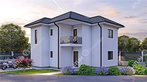 Casa individuala complet finisata 3 camere si 290 mp teren
