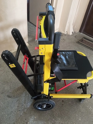 Vând cărucior handicap electric nou ptr urcat șau coborât scari.