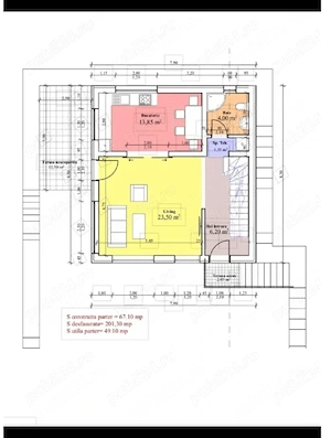 TEREN ultracentral IAȘI + PROIECT & AUTORIZAȚIE vila   sediu   clinica - imagine 5